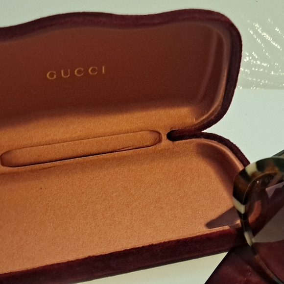 Gucci Round-Frame Animal print authentic - Picture 9 of 16